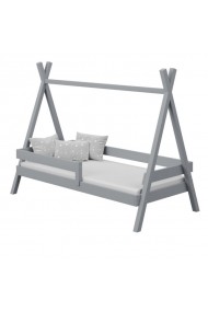 Cama de madera de pino macizo TIPI 200x90 cm