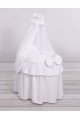 Cunita de mimbre para muñeca