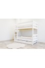 Cama litera de madera maciza Casper 190x80 cm