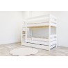 Cama litera de madera maciza Casper 190x80 cm