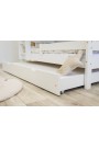 Cama litera de madera maciza Casper 190x90 cm