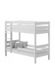 Cama litera de madera maciza Casper 180x80 cm
