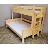 Cama litera de madera maciza Basilio