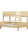 Cama litera de madera maciza Luis