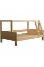Cama litera de madera maciza Luis