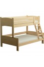 Cama litera de madera maciza Luis