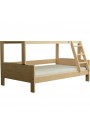 Cama litera de madera maciza Luis