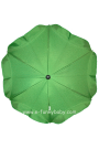 Parasol sombrilla para carrito verde