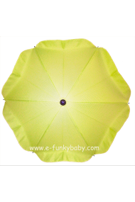 Parasol sombrilla para carrito verde lima