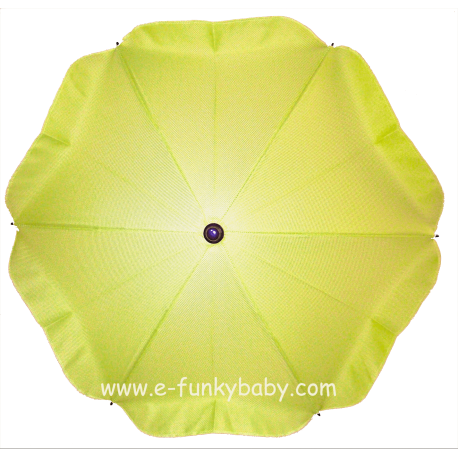 Parasol sombrilla para carrito celadón