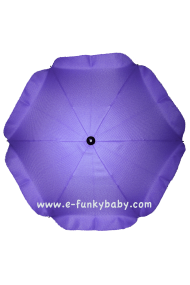 Parasol sombrilla para carrito violeta