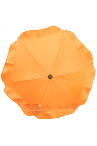 Parasol sombrilla para carrito naranja