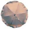 Parasol sombrilla para carrito titanio