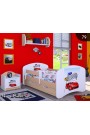 Cama infantil Happy Peral Colección con cajón y colchón 140x70 cm