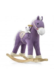 Caballo balancín Pony púrpura