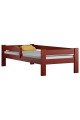 Cama infantil de madera de pino macizo Dino 180x80 cm