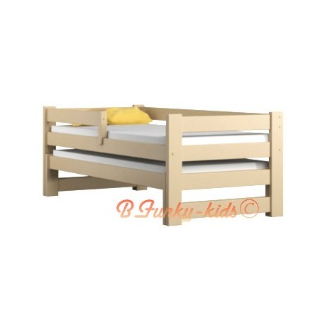 Cama nido de madera maciza Pablo 160x70 cm